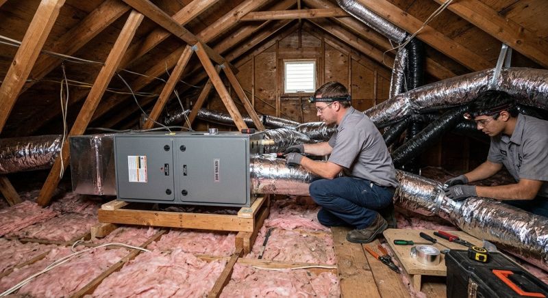 Attic Furnace Installation in Kansas City, MO